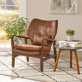 Espresso Brown Contemporary Club Chair N165