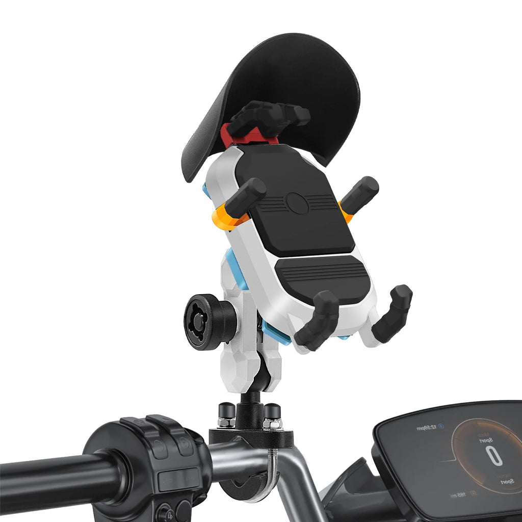 Waterproof Motorcycle Phone Mount Holder with 360° Rotation Handlebar Mount C9666