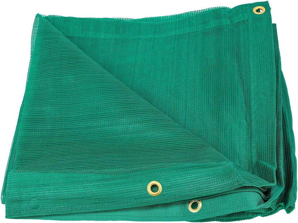 16' x 24' Green Heavy Duty 6 Oz 70% Shade Mesh Tarps with Grommets P820