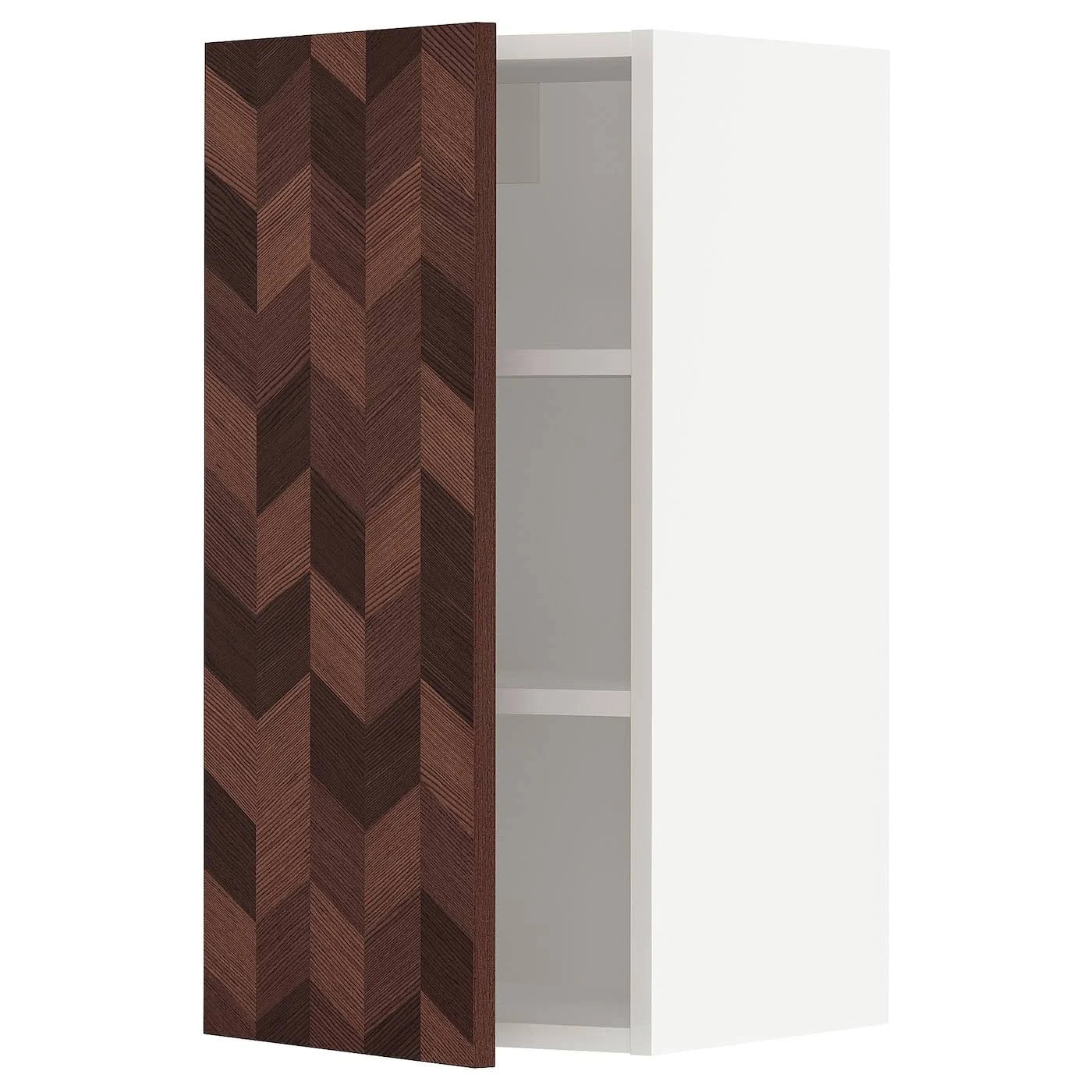 White Right-Handed Wall Cabinet 15x15x30 B4467