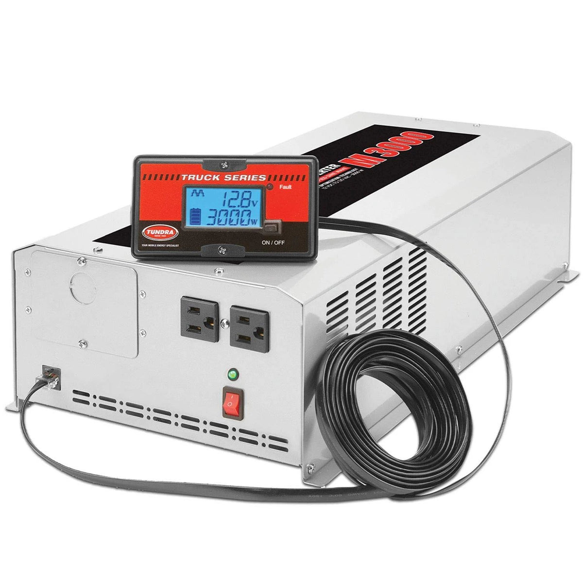 3000W Inverter, 120Vac, 12Vdc, 2 Outlets Q448590