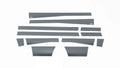 Black Platinum Rocker Panel U1079