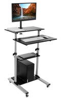 Height Adjustable Rolling Presentation Cart N67811