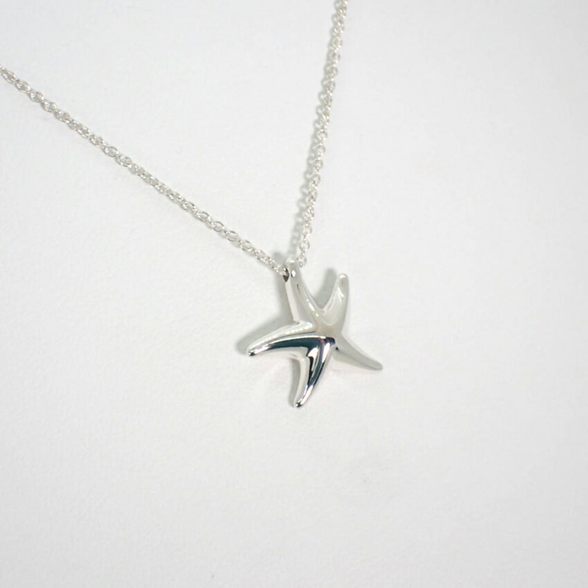 925 Starfish Pendant Necklace I411