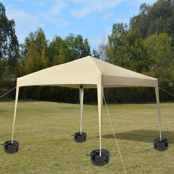 Black Water Fillable Weight Plates for Tent Canopy Q26000