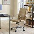 Tan Upholstery Office Chair Y467265