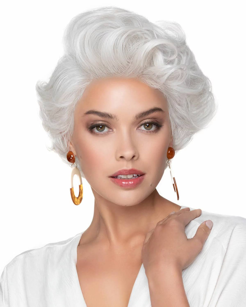 Tapered Curls Lace Front Wig Synthetic M57509