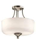 Antique Pewter Semi-Flush Mount Light X235525