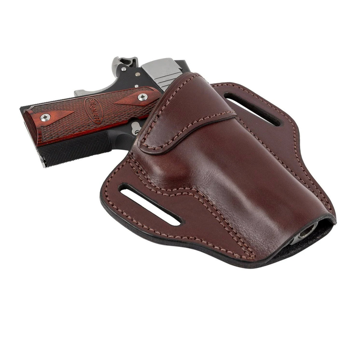 Brown Leather OWB Gun Holster V64365