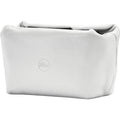 White Soft Leather Pouch F340