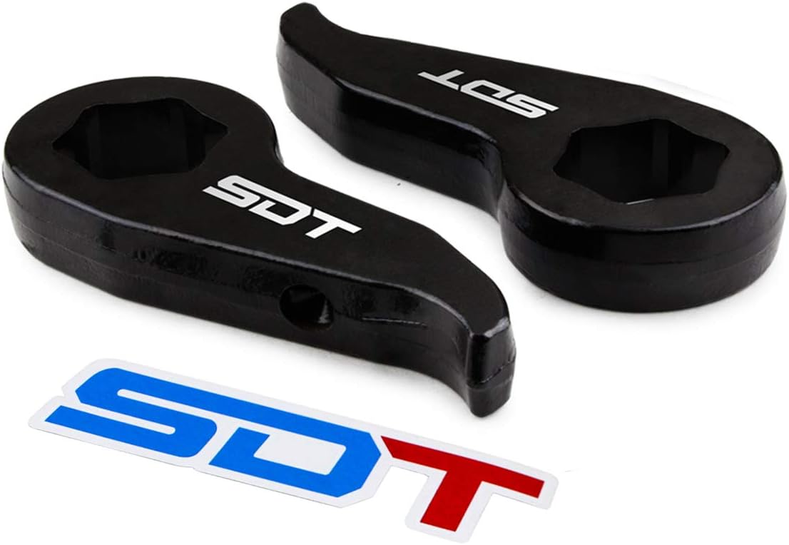 3" Front Leveling Lift Kit Adjustable Torsion Keys Fits 2011-2020 Chevy Silverado GMC Sierra 2500HD 3500HD 2WD 4WD L849