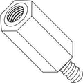 6-32 x 1/2 Hex Male Female Threaded Standoff - Nylon - Pkg of 1000 N15283