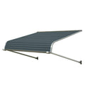 Slate Blue Solid Fixed Door Awning A25935