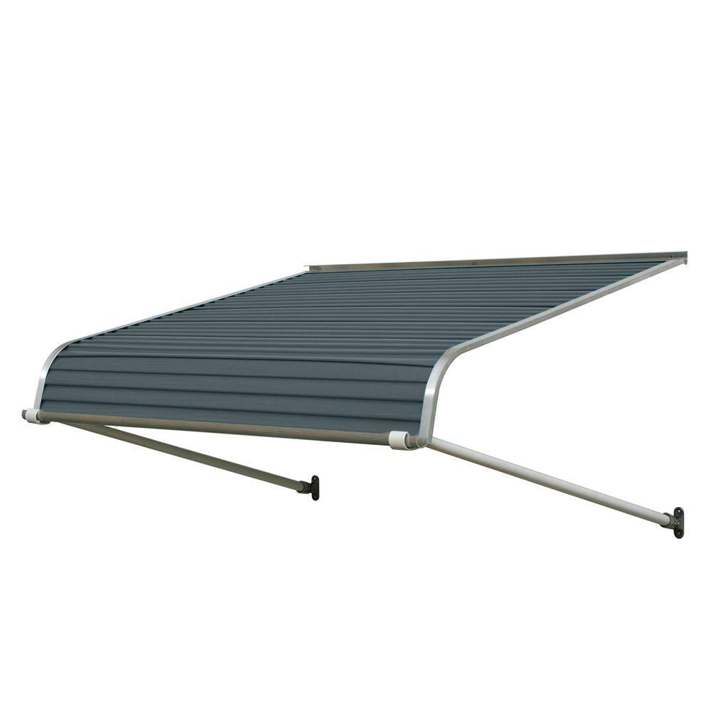 Slate Blue Solid Fixed Door Awning A25935