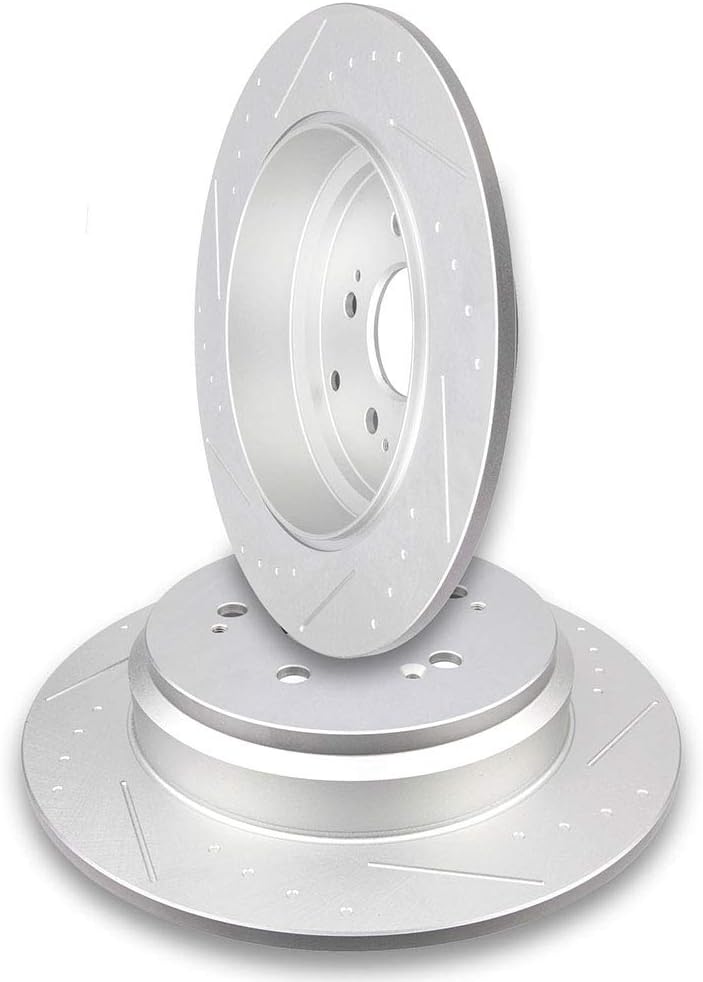 Slotted Rear Disc Brake Rotor Kits G55064