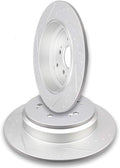 Slotted Rear Disc Brake Rotor Kits G55064
