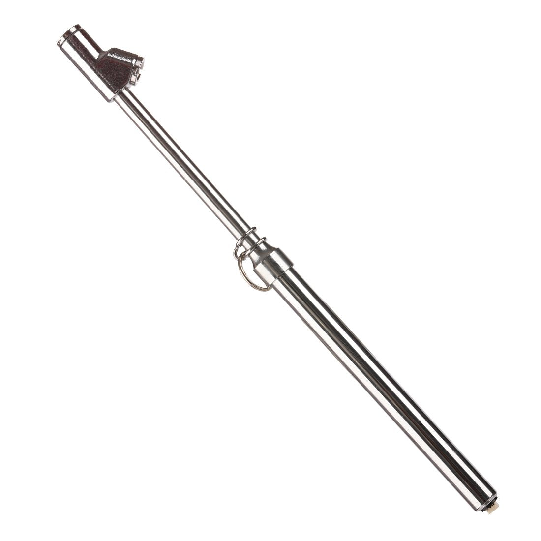 Tire Pressure Gauge 10-150PSI 100-1000KPa Dual Head Chucks Silver (10 Packs) Z8058