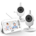 4.3 Inches LCD Split Screen Baby Monitor with Camera and Audio H85586