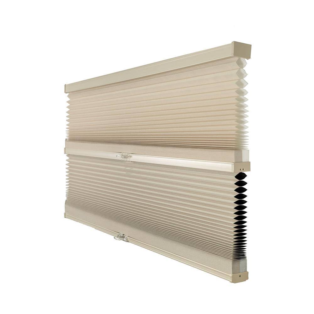 Fawn Cordless Blackout Privacy Cellular Shades 53.5 x 48 in. L H85404