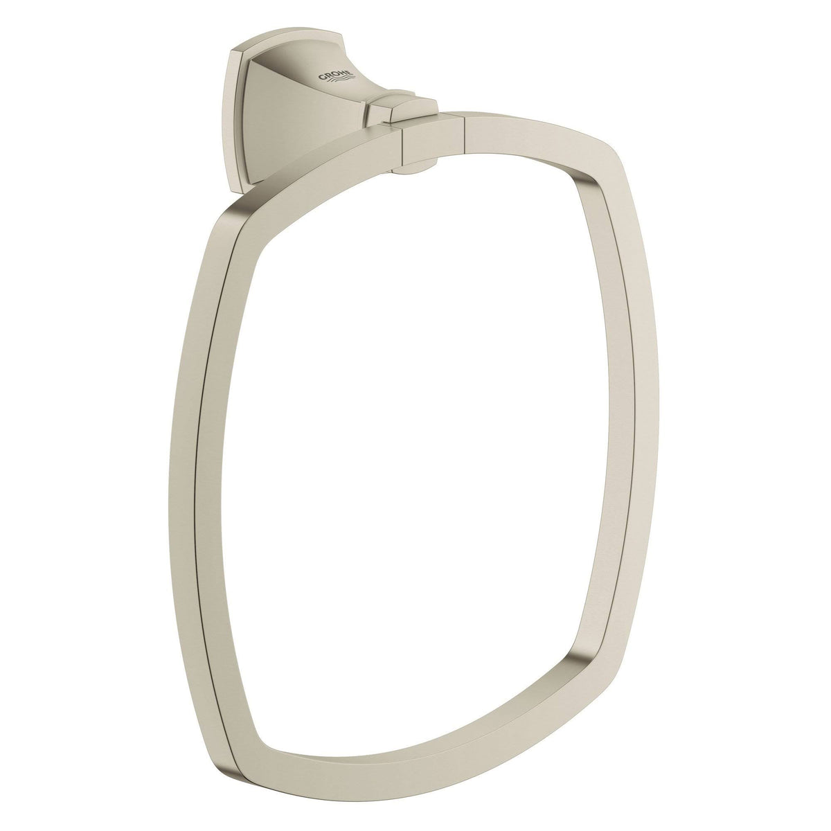 Brushed Nickel Towel Ring H357