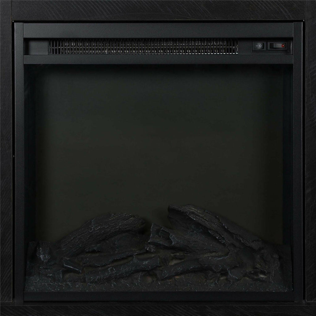 Black Fireplace TV Console R919194