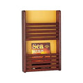 Black 2 Pocket Magazine Rack C83336