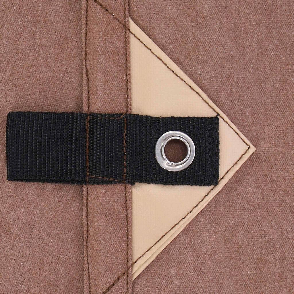 Brown Canvas Tarps 100% Cotton 18 oz. 10' x 20' G34479