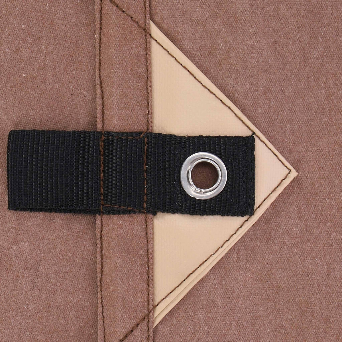 Brown Canvas Tarps 100% Cotton 18 oz. 10' x 20' G34479