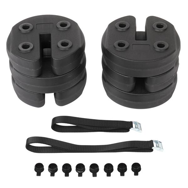 Black Water Fillable Weight Plates for Tent Canopy Q26000