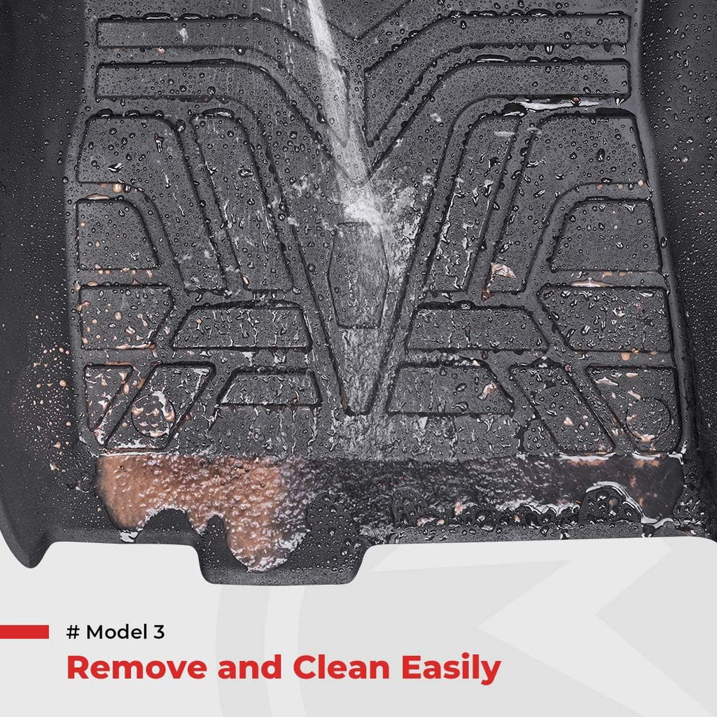 All-Weather 3D Full Cover Waterproof TPE Floor Mats K132793