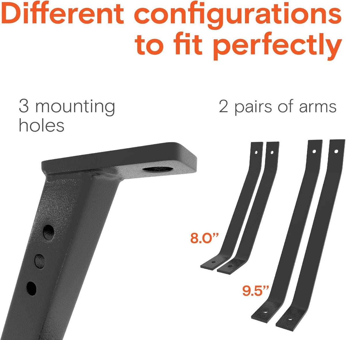 Lawn Mower Tractor Hitch Tow Kit Extension Parts Pack of 2 A123