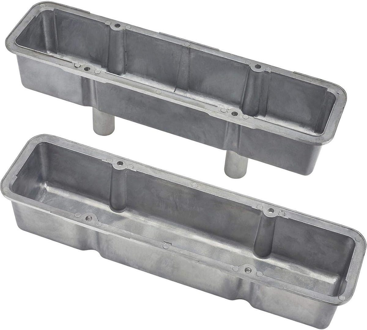 Chrome Aluminum Valve Covers with Shielded Breathers N1497