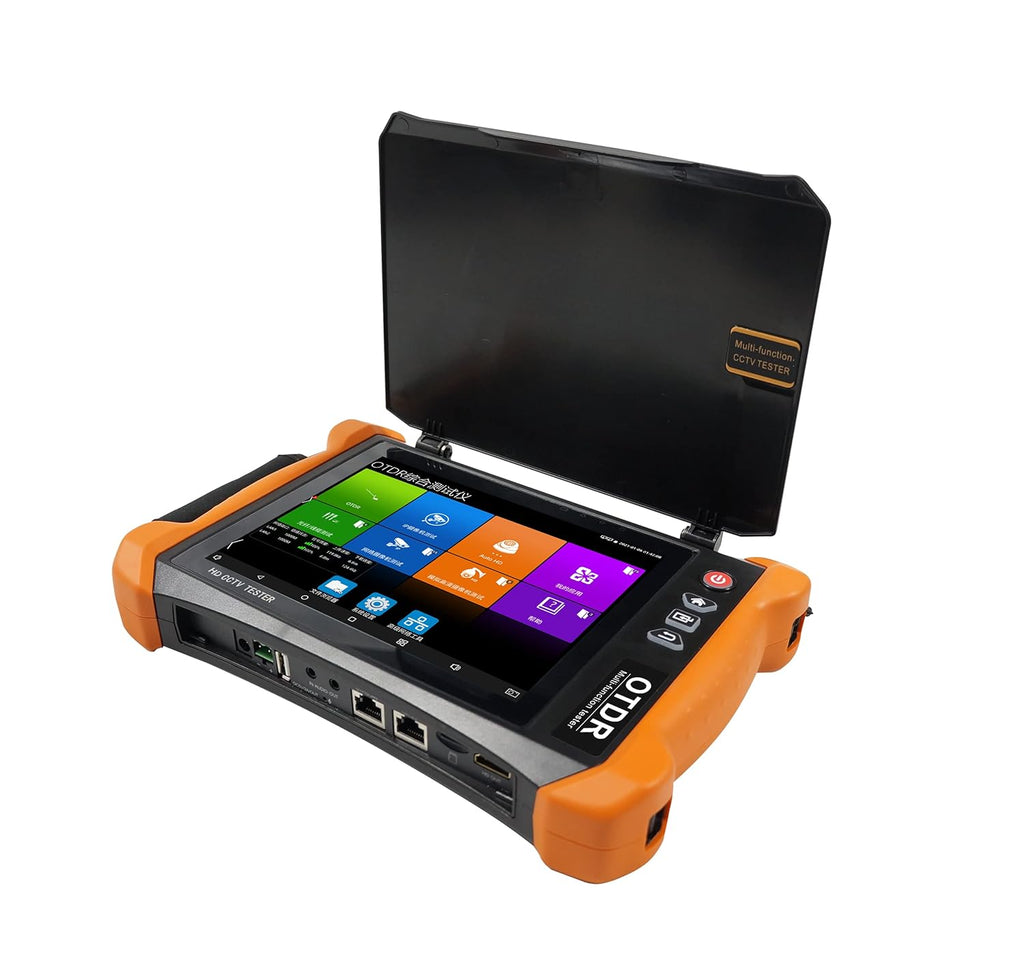 OTDR Tester with 8 Touch Screen, Visual Fault Locator, POE Out, WiFi Test L253064