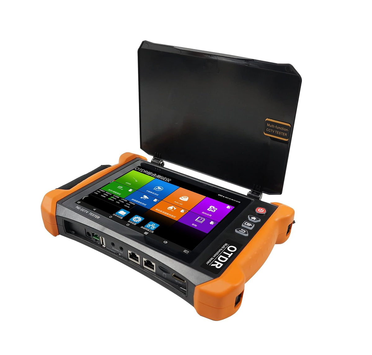 OTDR Tester with 8 Touch Screen, Visual Fault Locator, POE Out, WiFi Test L253064