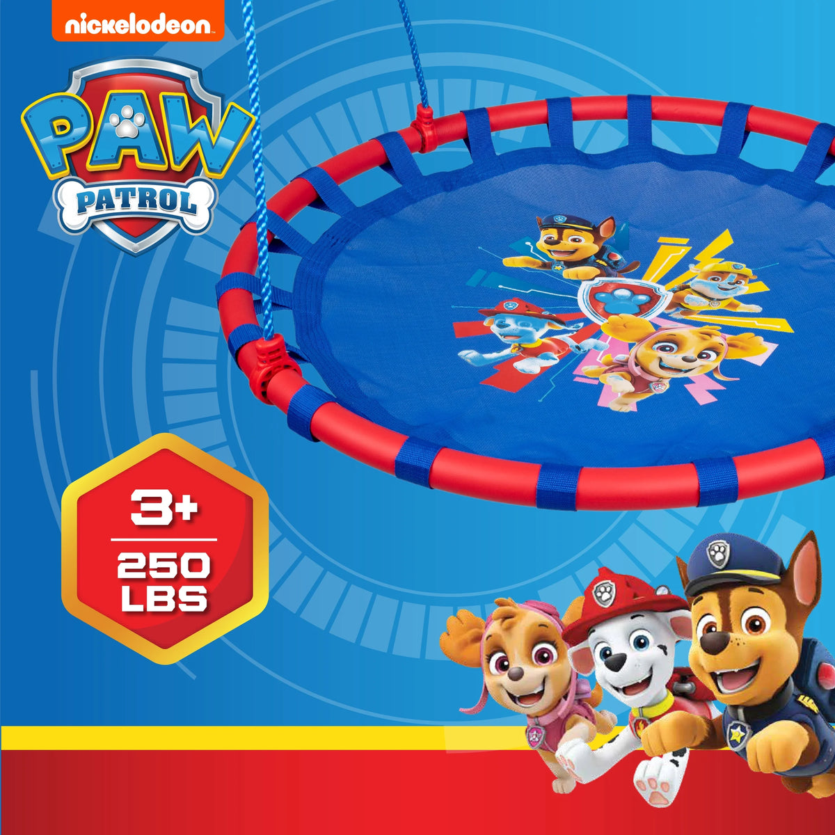 40" Round Paw Patrol Tree Swing H4890