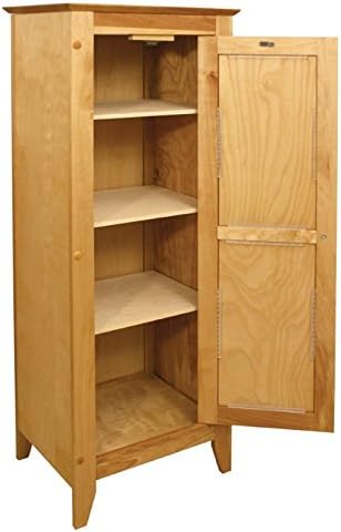 Natural Birch Storage Cabinet Q685