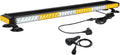 80 LED Amber White Emergency Strobe Light Bar with Strong Magnetic Double Side A768
