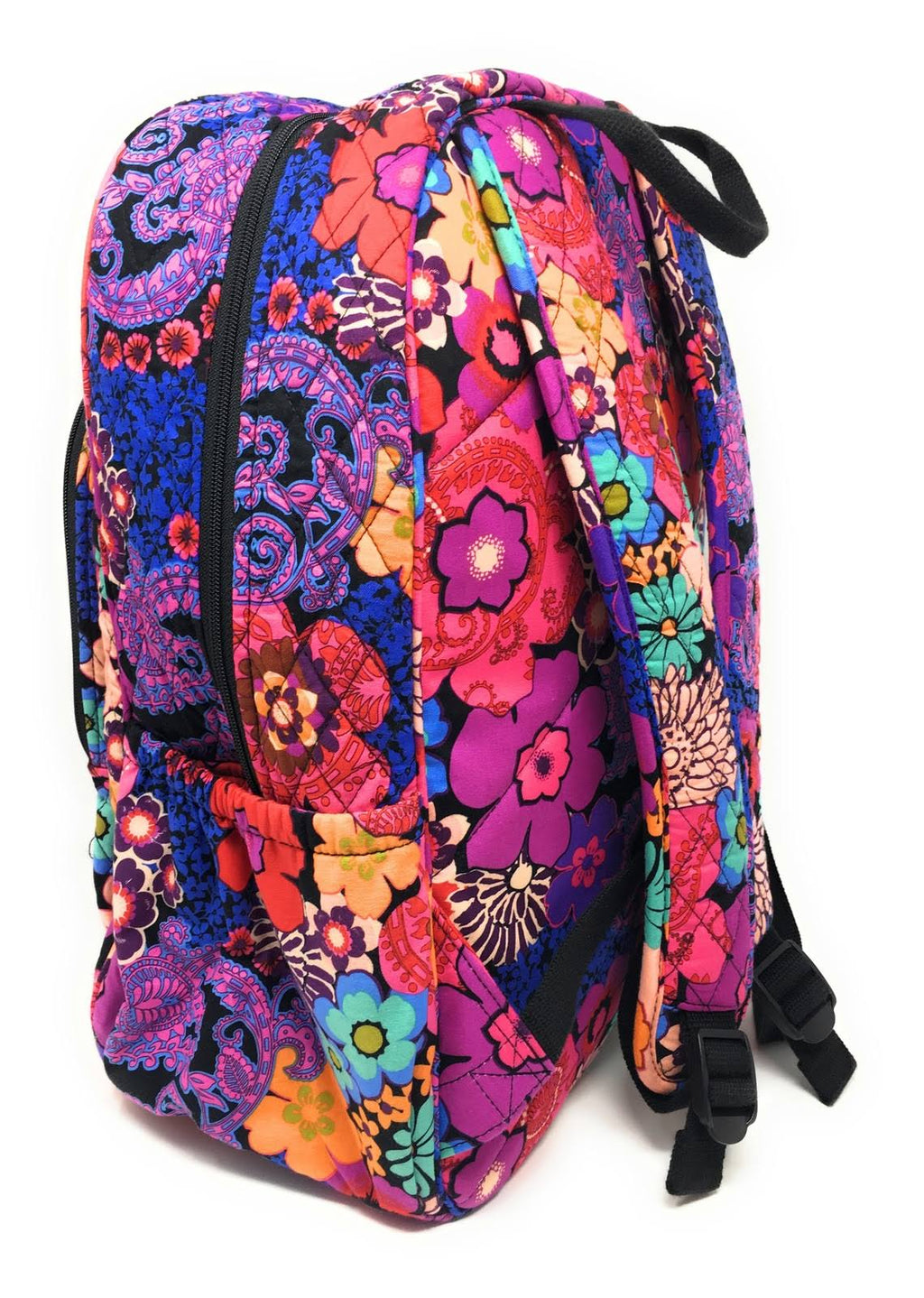 Floral Fiesta Backpack with Black Interior H1719