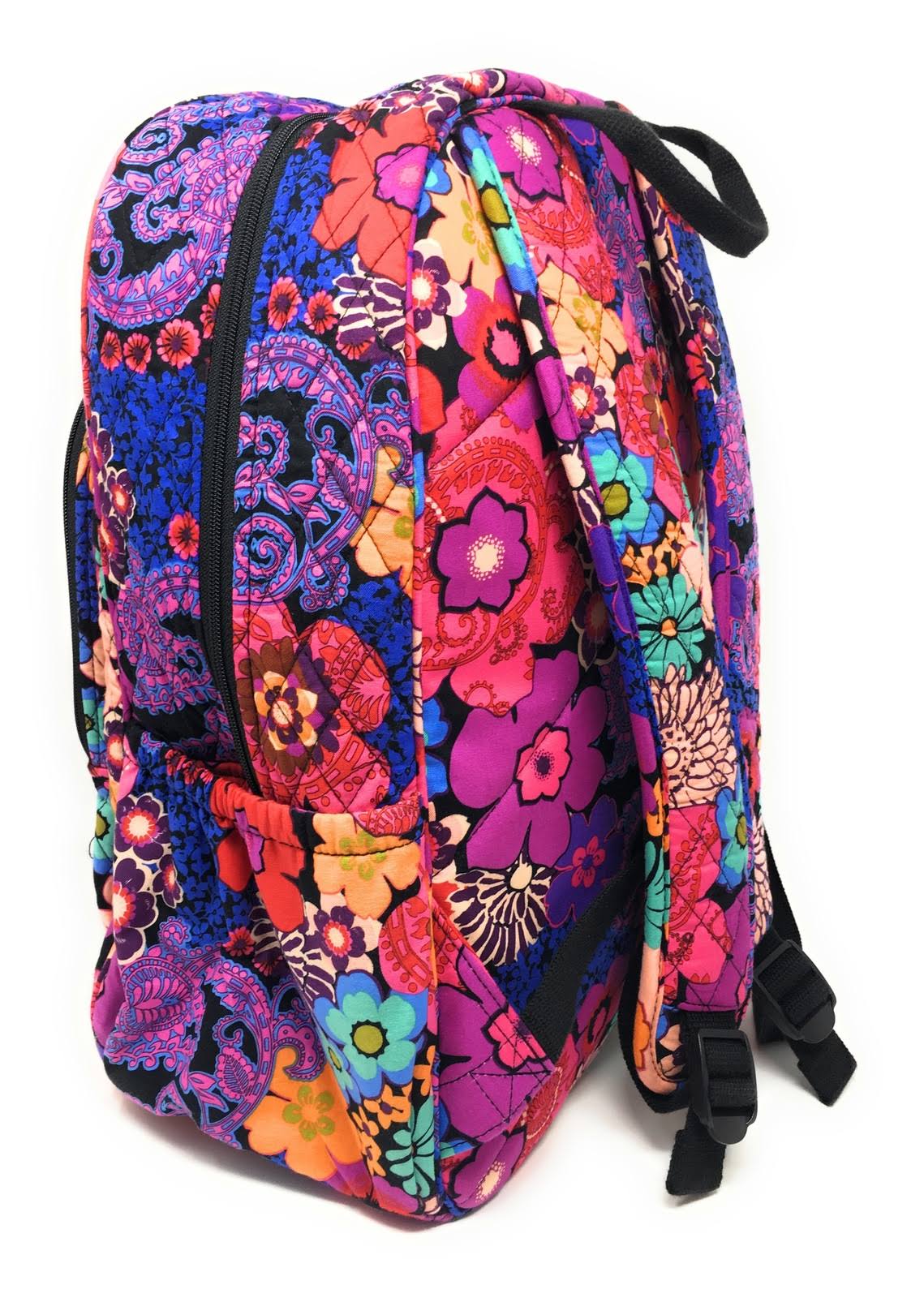 Floral Fiesta Backpack with Black Interior H1719