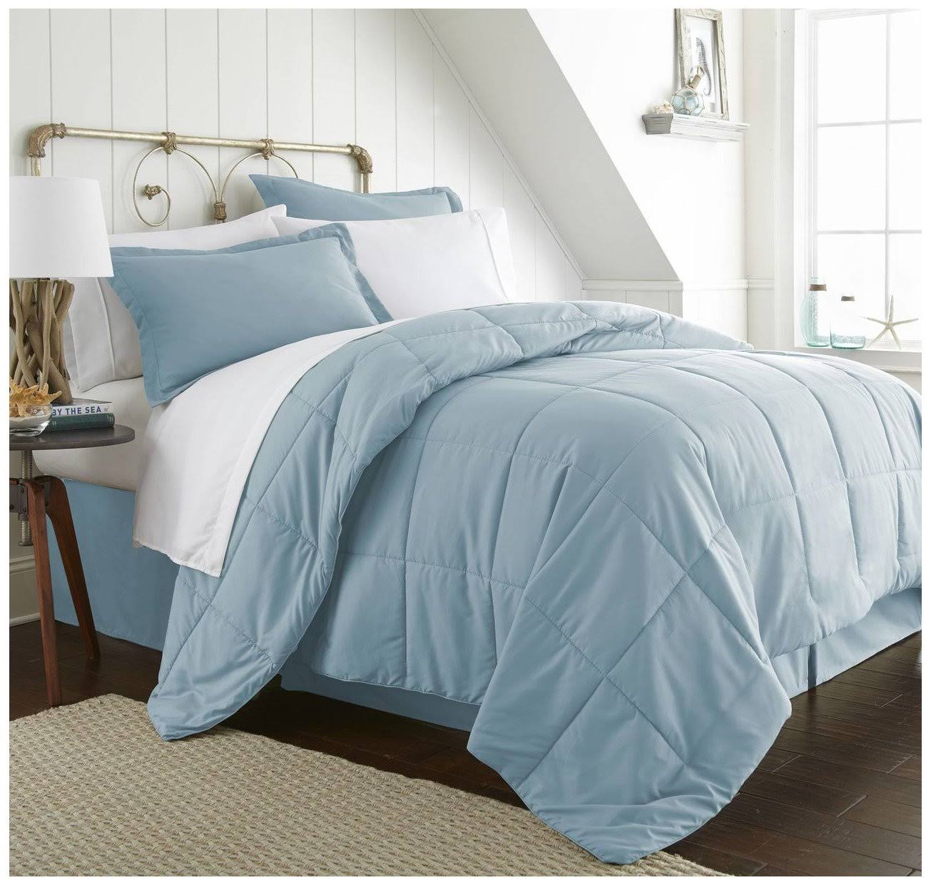 8 Piece Full Bed in A Bag Silver Z363964