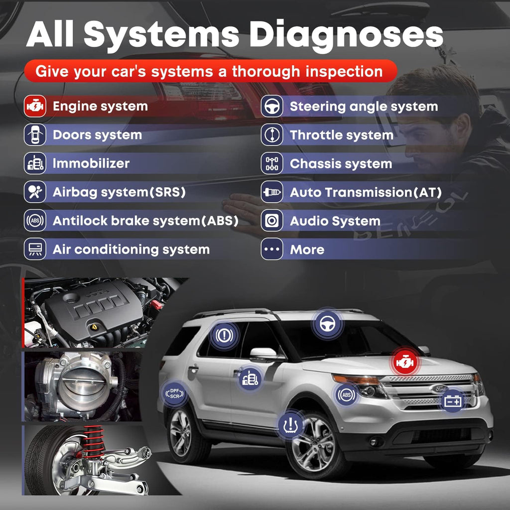 Bi-Directional OBD2 Diagnostic Scan Tool D308537