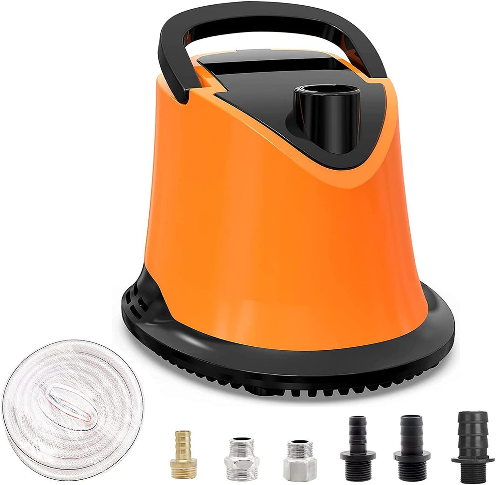 1100 GPH Submersible Water Pump with Adjustable Bottom Filter, Pack of 2 Y94134