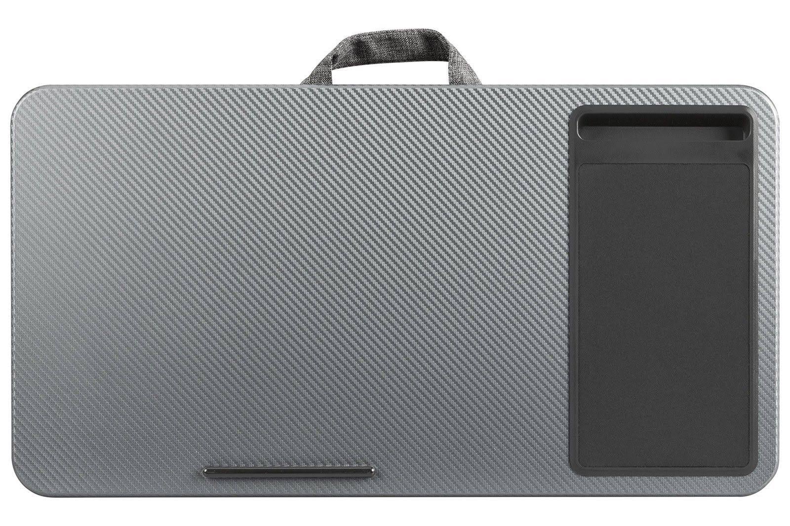 Silver Carbon Lap Desk C593