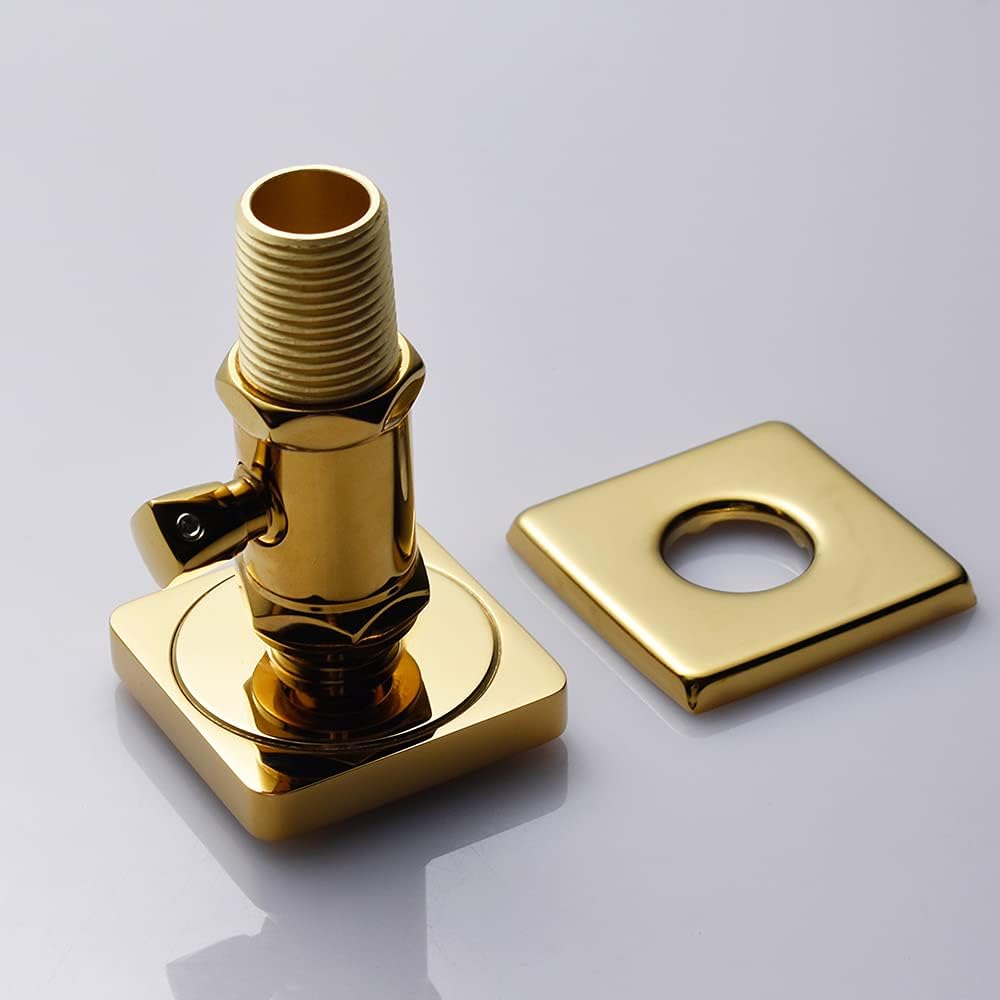 4 PCS Polished Gold Solid Brass Body Sprayer Shower Head C50409