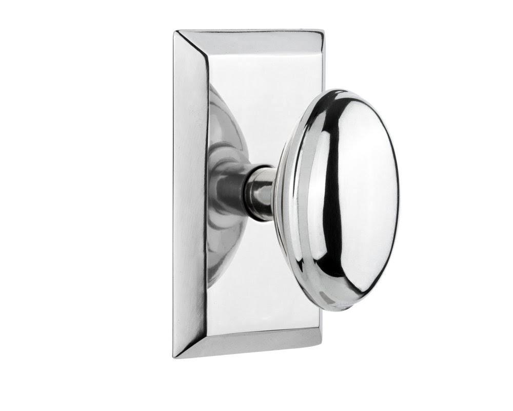 Bright Chrome Privacy Door Knob Y4166
