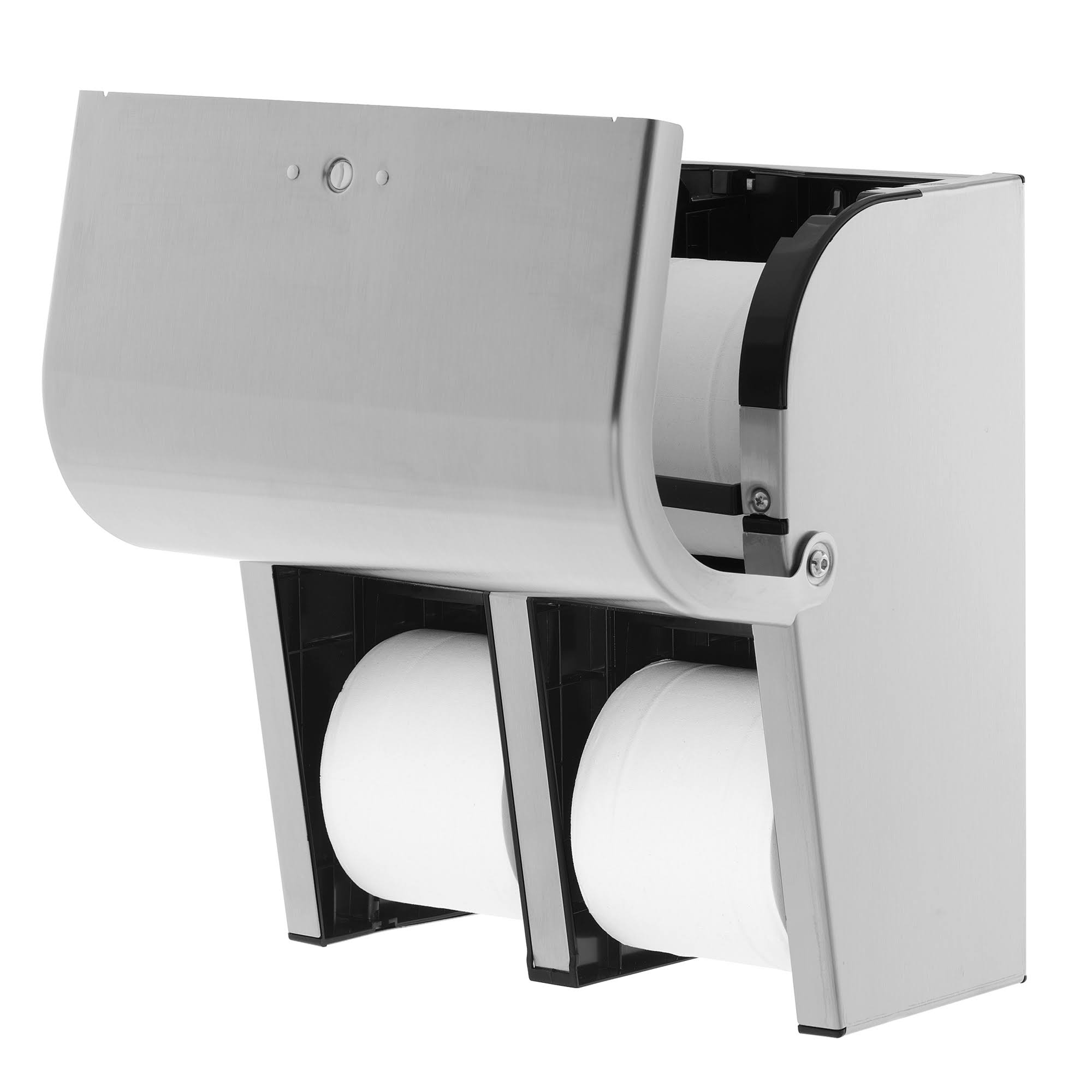 Compact Coreless Quad-Roll Vertical Bathroom Tissue Dispenser V4081