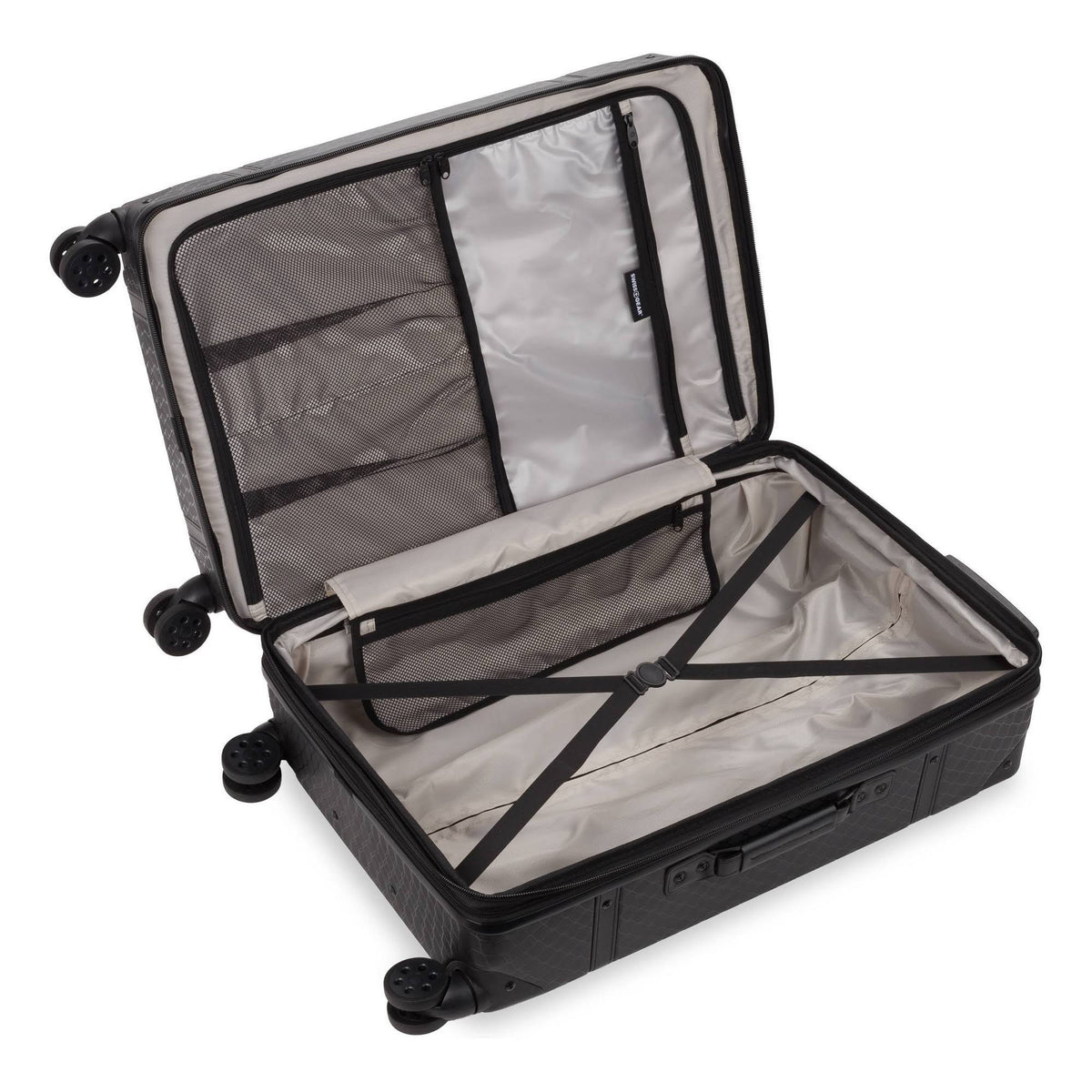 Black Hardside Trunk Suitcase H931609