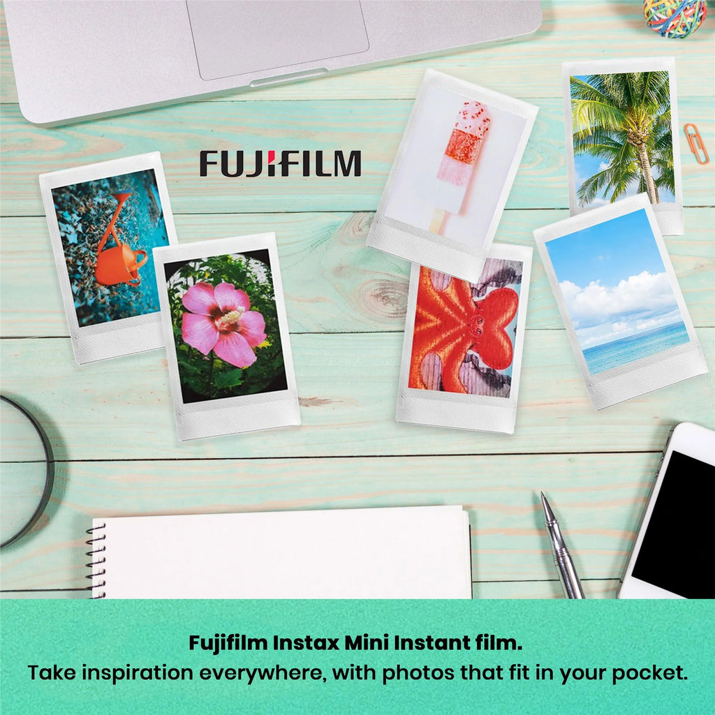 Mint Green Instant Film Camera with Accessories Y7932