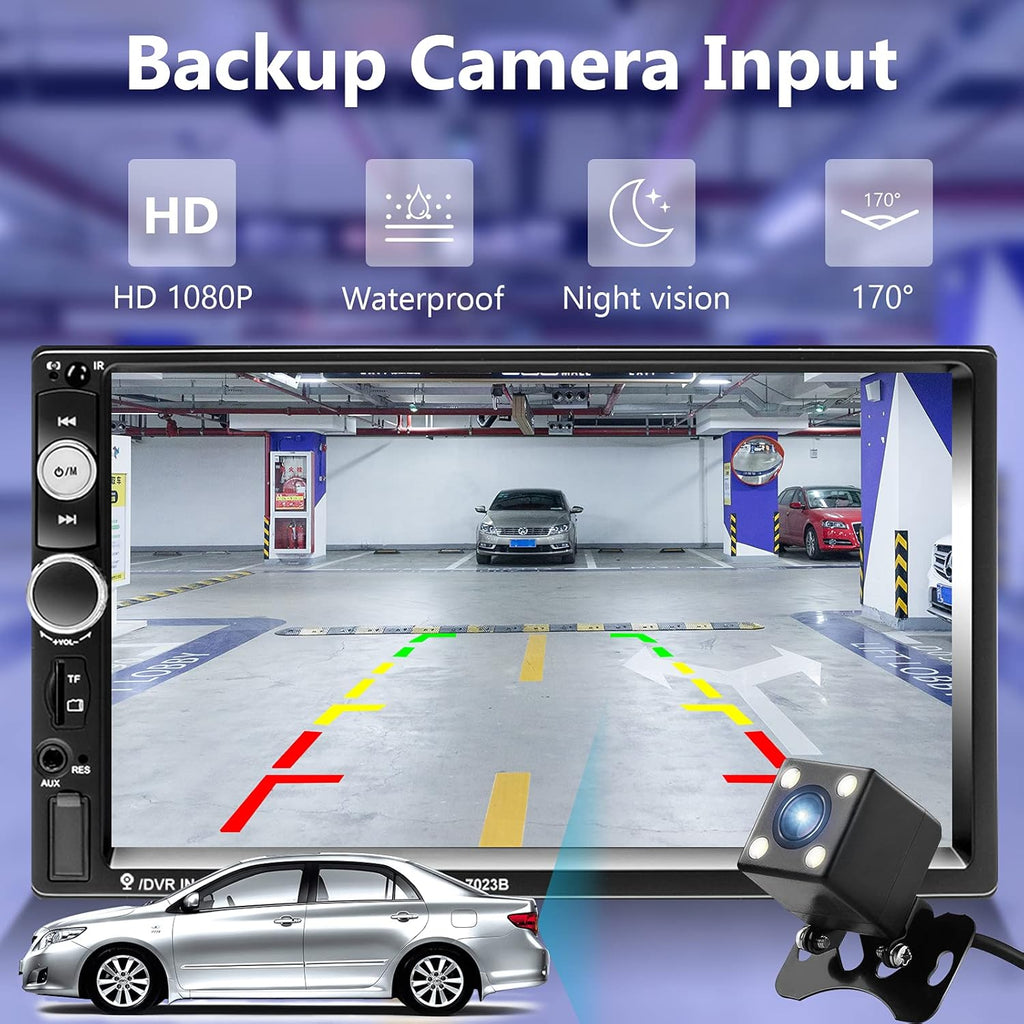 7 Inch Touch Screen Car Stereo Radio with Backup Camera Y931128