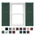 Forest Green Vinyl Louver Shutters (1 Pair) Y479